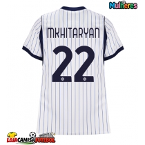 Camisa de Futebol Inter Milan Henrikh Mkhitaryan #22 Equipamento Secundário Mulheres 2026-27 Manga Curta